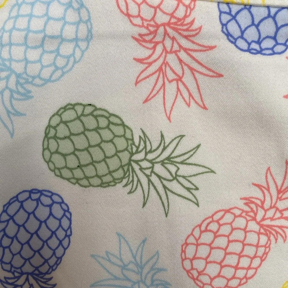 Briggs short multi colored pineapple print white short casual size 20W - Picture 5 of 17
